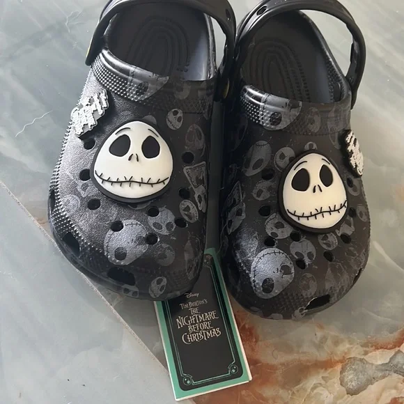 Nightmare before Christmas crocs Jack Disney Tim burton Halloween shoes - Picture 3 of 8